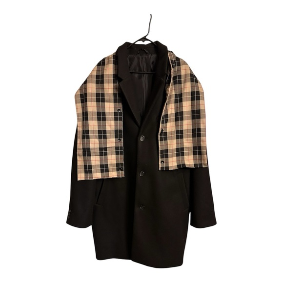 Old Navy Other - Old Navy Men’s Mid Length Topcoat Coat Black XXXL Preppy Luxury Classic